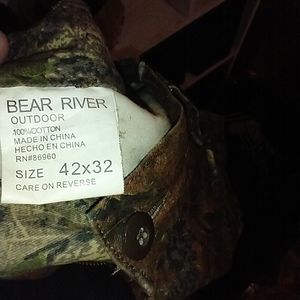 Bear river camo pants